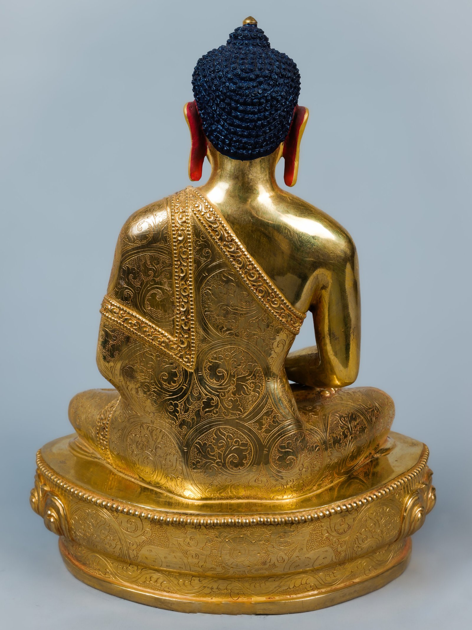 Handcrafted Amitabha Buddha Statue | 24K Gold | 10 inch - Image 4
