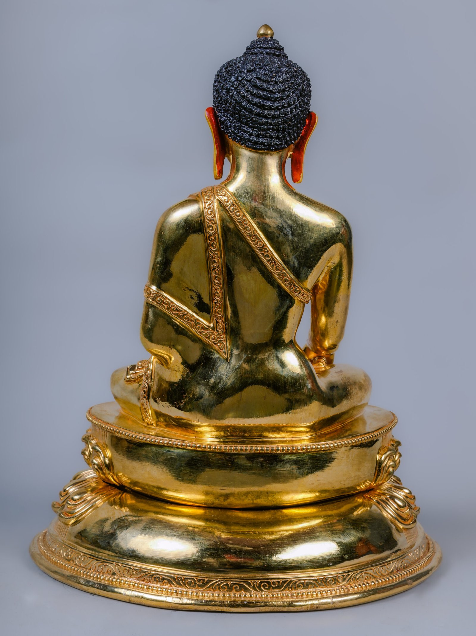 Handcrafted Shakyamuni Buddha Statue | 24K Gold | 13.5 inch - Image 4