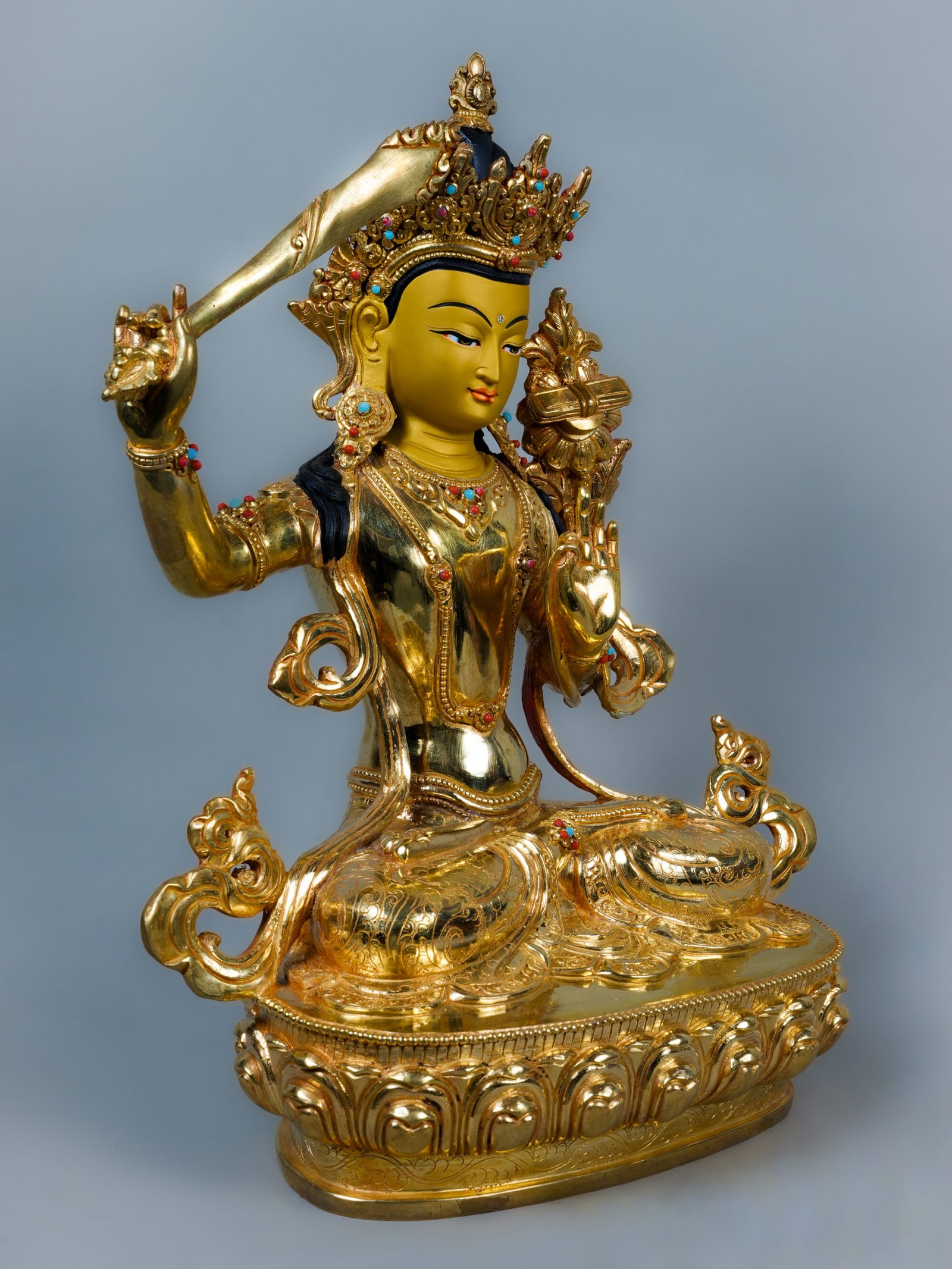 Manjushri with Wisdom Sword | 13 inch - Image 2