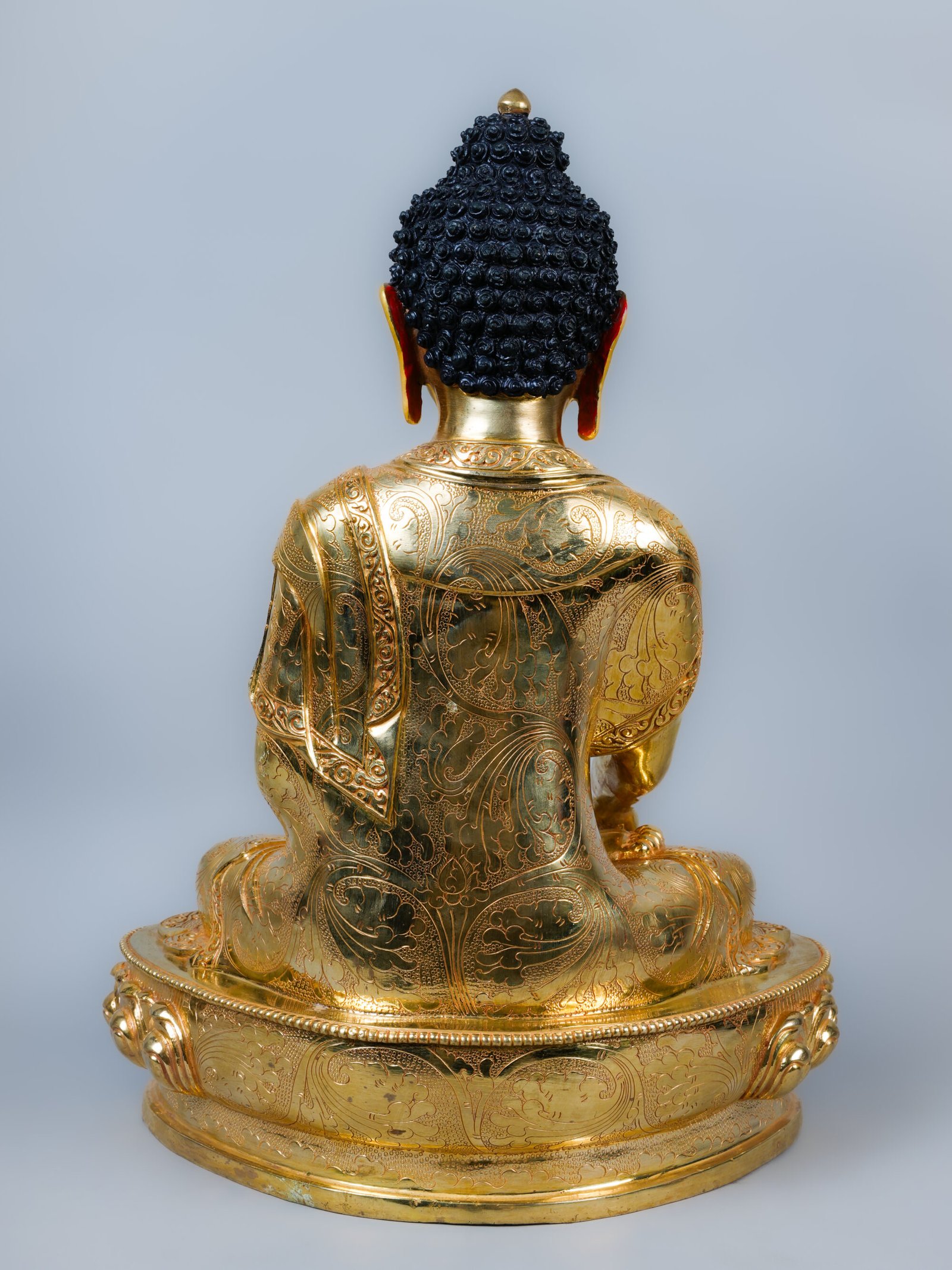 Handcrafted Shakyamuni Buddha Statue | 24K Gold | 13 inch - Image 4
