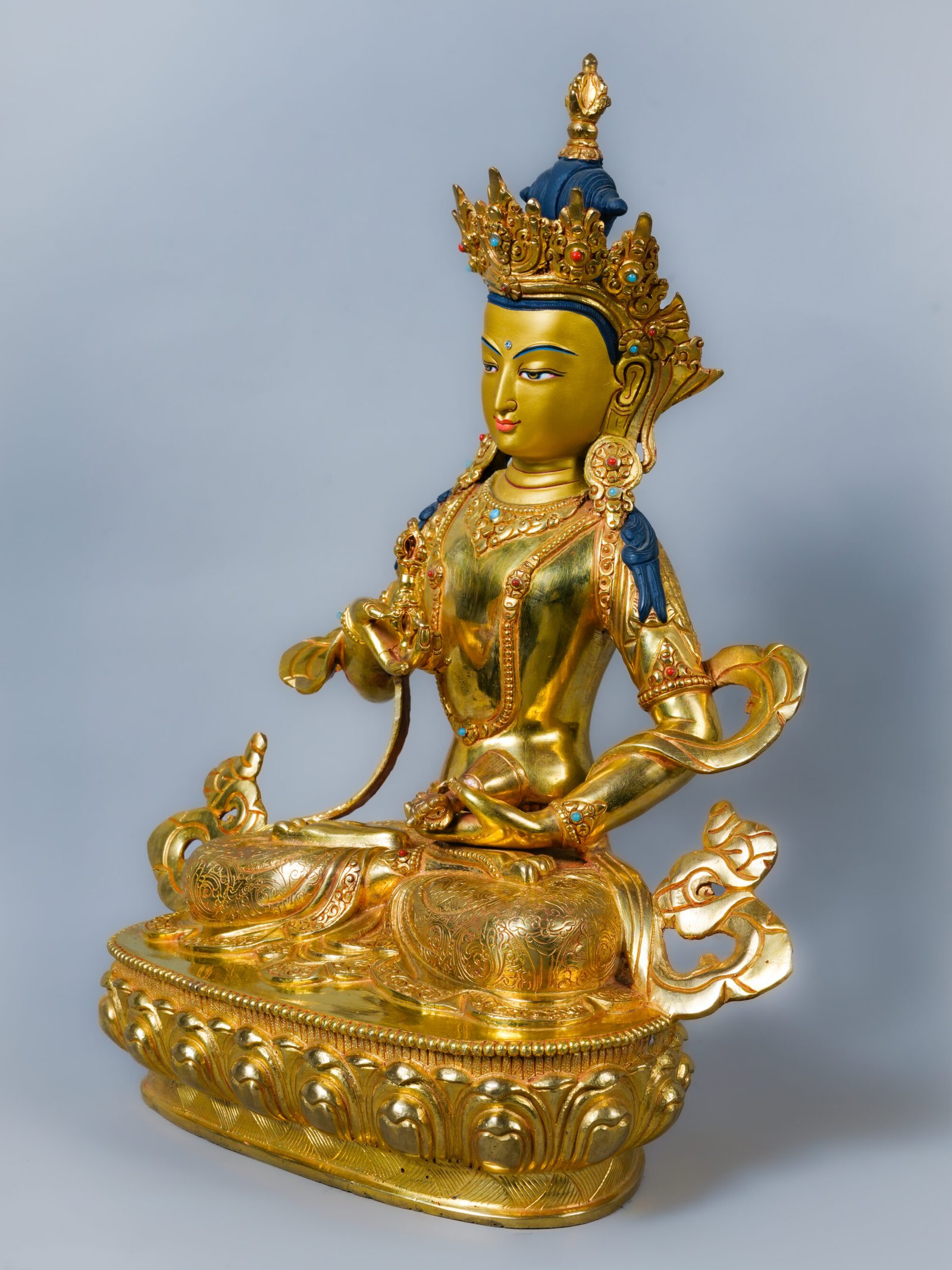 Vajrasattva Statue – The Bodhisattva of Purification | 13 inch - Image 3