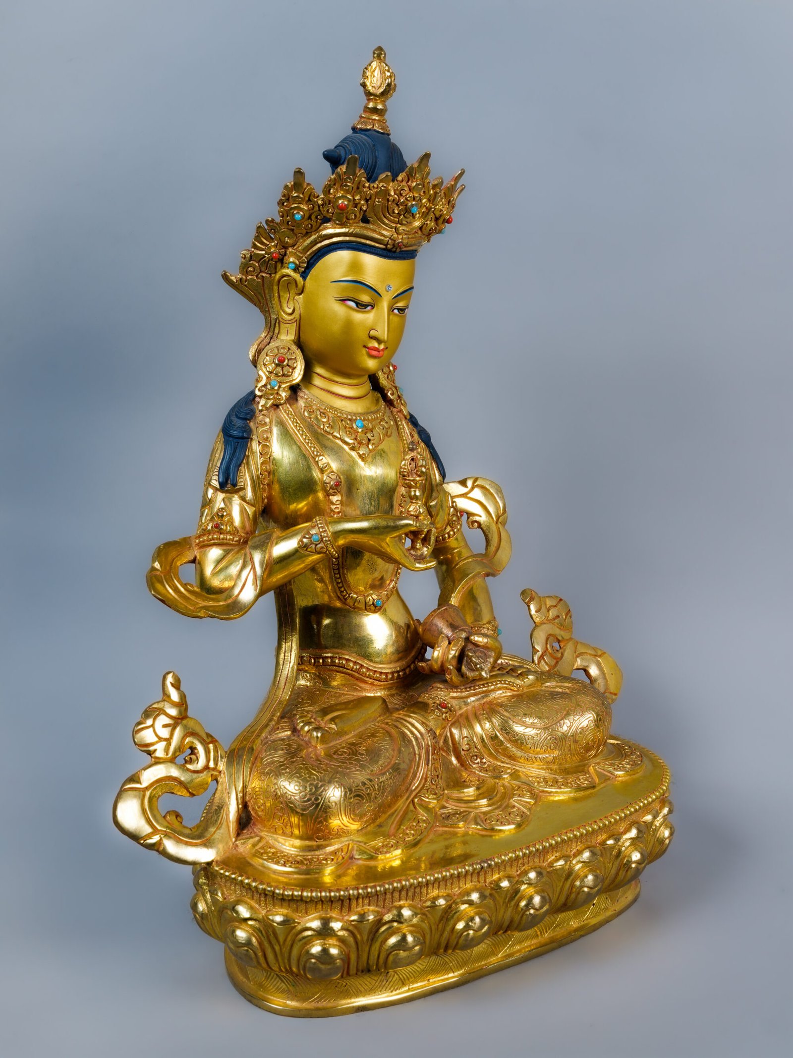 Vajrasattva Statue – The Bodhisattva of Purification | 13 inch - Image 2